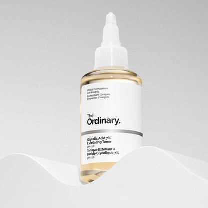 Glycolic Acid 7% Exfoliating Toning Solution 240ml | Skin Smoothing, Brightening & Radiance Boosting Toner JZ Cosmetics