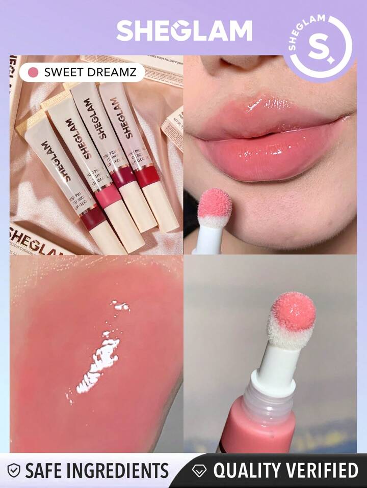 SHEGLAM - POUT PILLOW CUSHION LIP GLOSS JZ Cosmetics