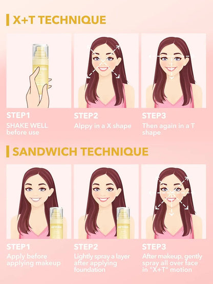 SHEGLAM Matte Fresh Liquid-to-Powder Setting Spray | Ultra Matte Finish | Long-Lasting Oil Control | Authentic JZCosmetics.com