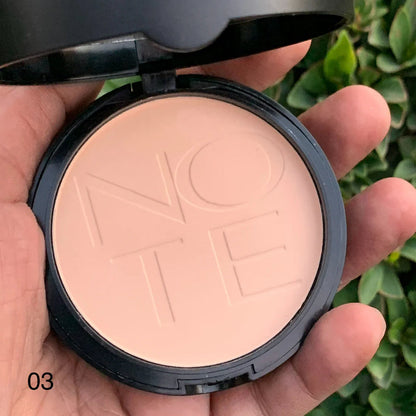 Note Luminous Silk Compact Powder | Anti-Oil, Smooth Matte Finish | Lightweight, Long-Lasting Face Powder JZ Cosmetics