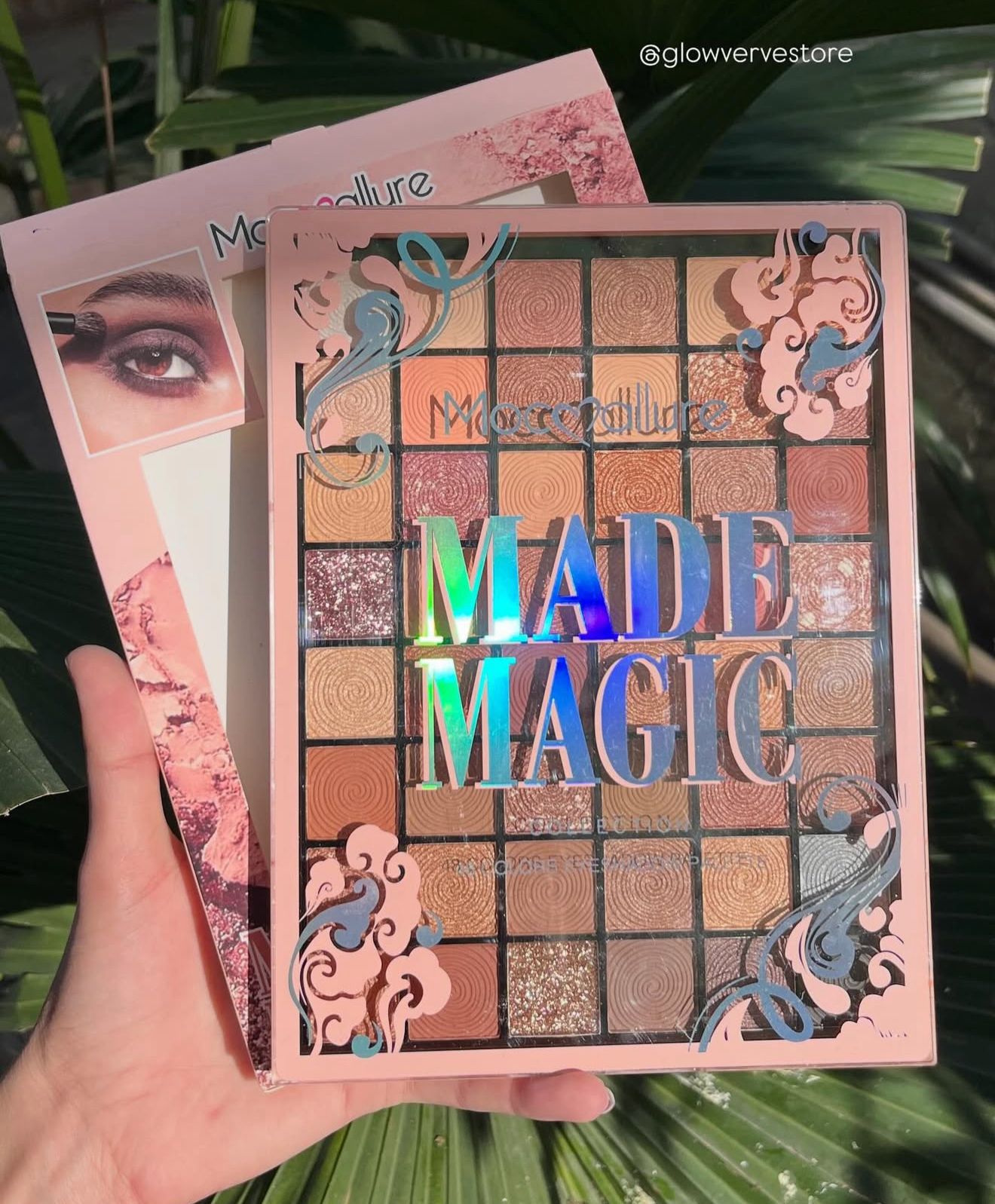 Mocallure Made Magic 48-Color Eyeshadow Palette | Highly Pigmented Matte, Shimmer & Glitter Shades | Versatile for Daily, Party & Bridal Looks