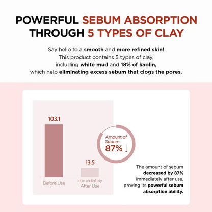 SKIN1004 Madagascar Centella Poremizing Quick Clay Stick Mask 27g | Deep Pore Cleansing • Oil Control • Blackhead Removal • Sensitive Skin Friendly | Made in Korea