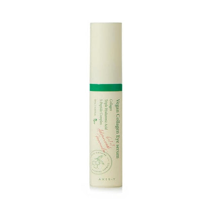 AXIS-Y Vegan Collagen Eye Serum 10ml | Anti-Aging, Brightening & Firming Under-Eye Treatment | Dark Circles & Fine Lines Care JZ Cosmetics