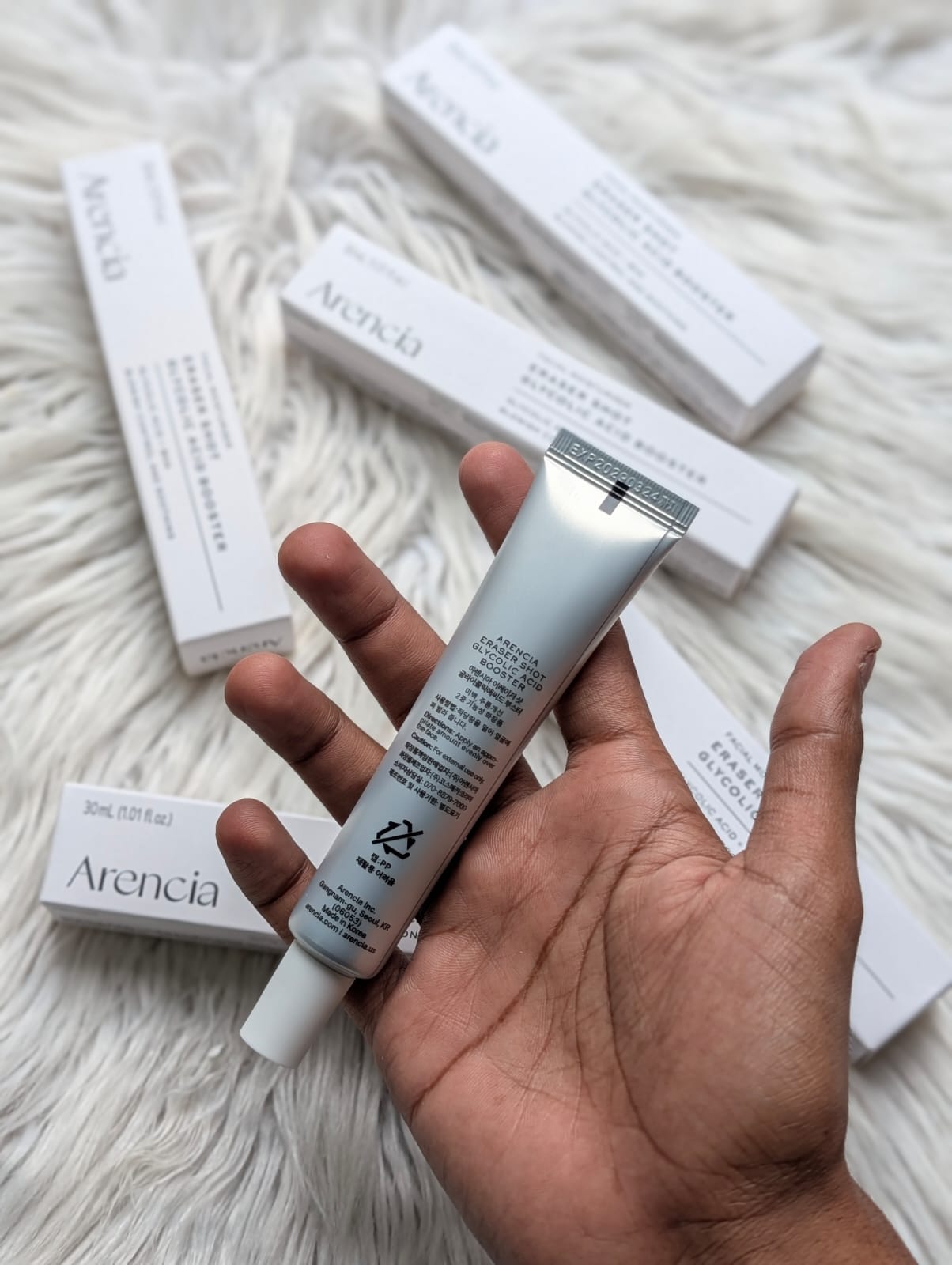 Arencia Eraser Shot Glycolic Acid Booster - 30mL
Made in Korea JZ Cosmetics