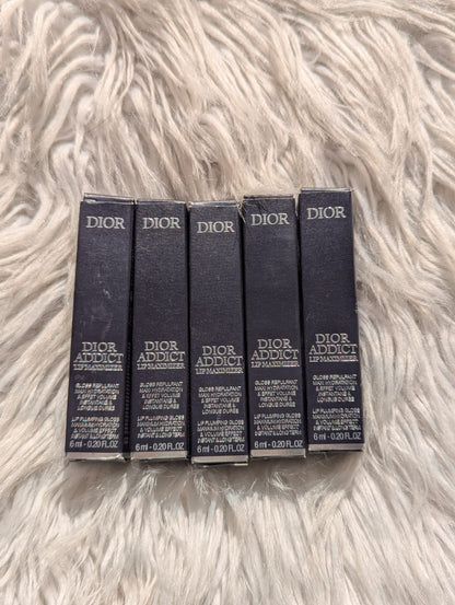 Dior Addict Lip Maximizer 6ml (5pcs Set) | Hydrating Plumping Lip Gloss JZ Cosmetics