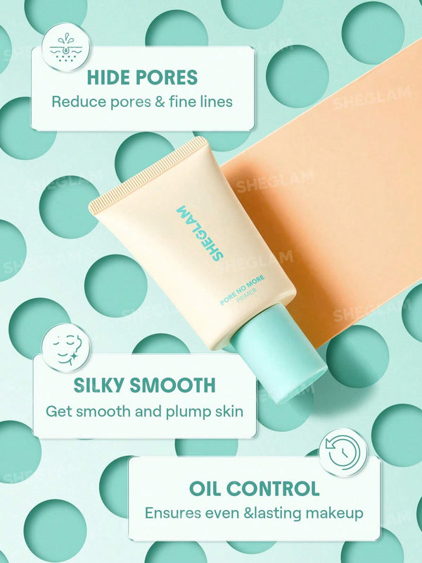 Sheglam Pore No More Makeup Primer | Pore-Blurring, Oil-Control & Matte Finish Primer | Smooth Base for Long-Lasting Makeup JZCosmetics.com