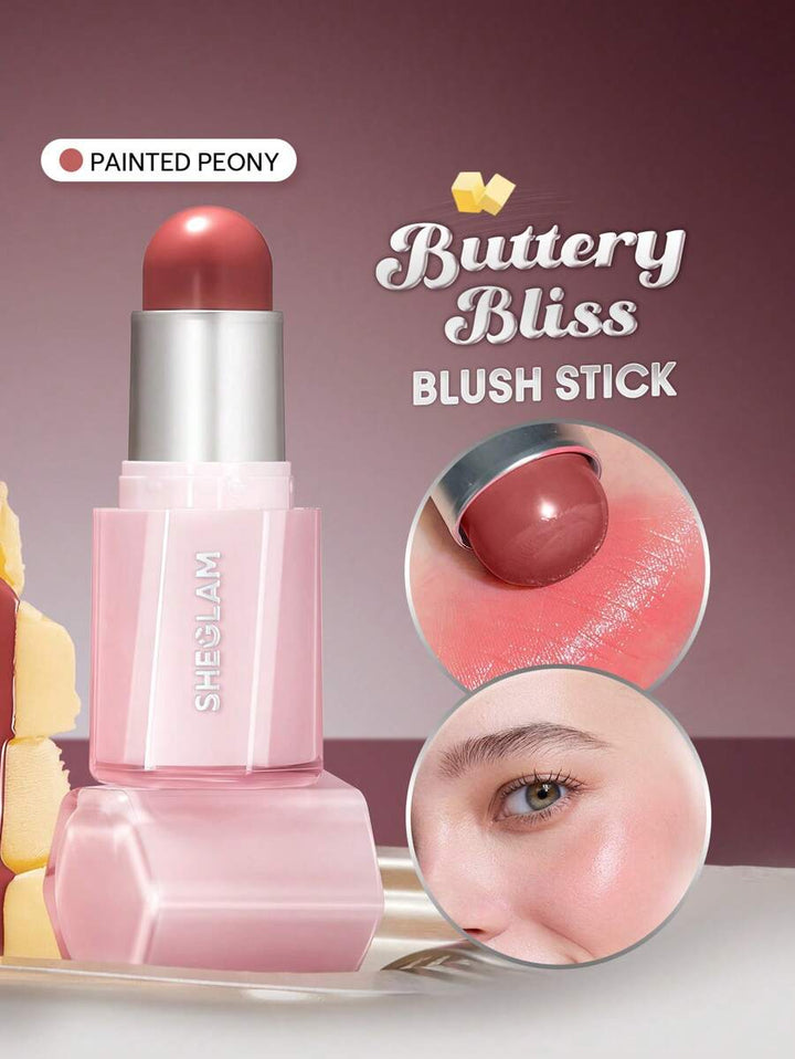 SHEGLAM Buttery Bliss Blush Stick | Creamy Blendable Blush | Natural Flush & Dewy Finish | Long-Lasting Cheek Tint JZCosmetics.com