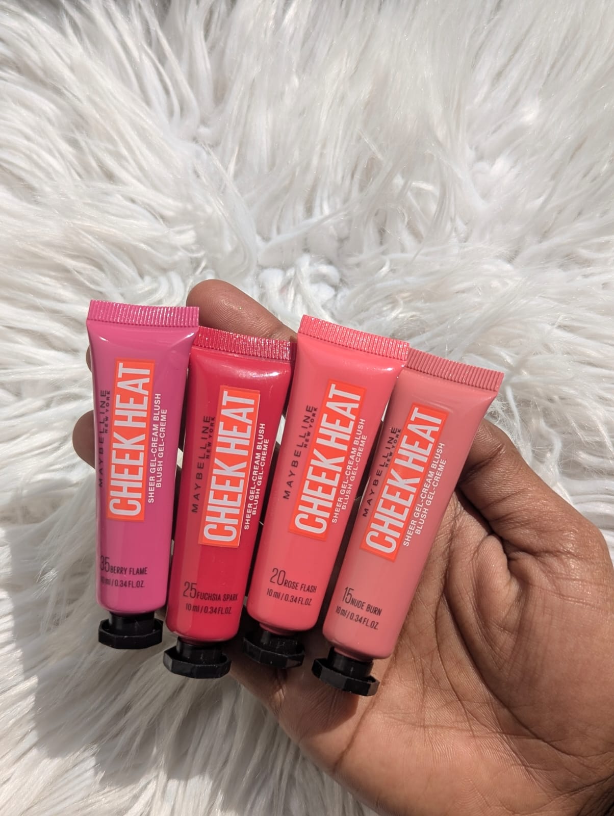 Cheek Heat Blush 4pcs Set | Cream-to-Powder Blush for Natural, Long-Lasting Glow | - JZ Cosmetics