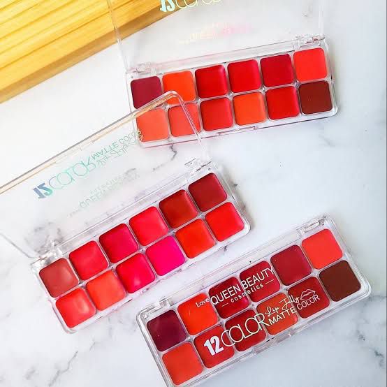 Love Queen 12-Color Lip Palette | Creamy Long-Lasting Lip Colors | Smooth, Blendable & Multi-Use Lip Palette