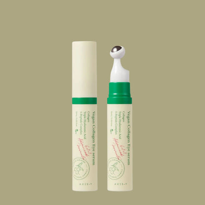 AXIS-Y Vegan Collagen Eye Serum 10ml | Anti-Aging, Brightening & Firming Under-Eye Treatment | Dark Circles & Fine Lines Care JZ Cosmetics