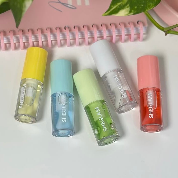 SHEGLAM Moisturizing Lip Oil | Hydrating, Glossy & Nourishing | Smooth, Non-Sticky Lip Care JZCosmetics.com