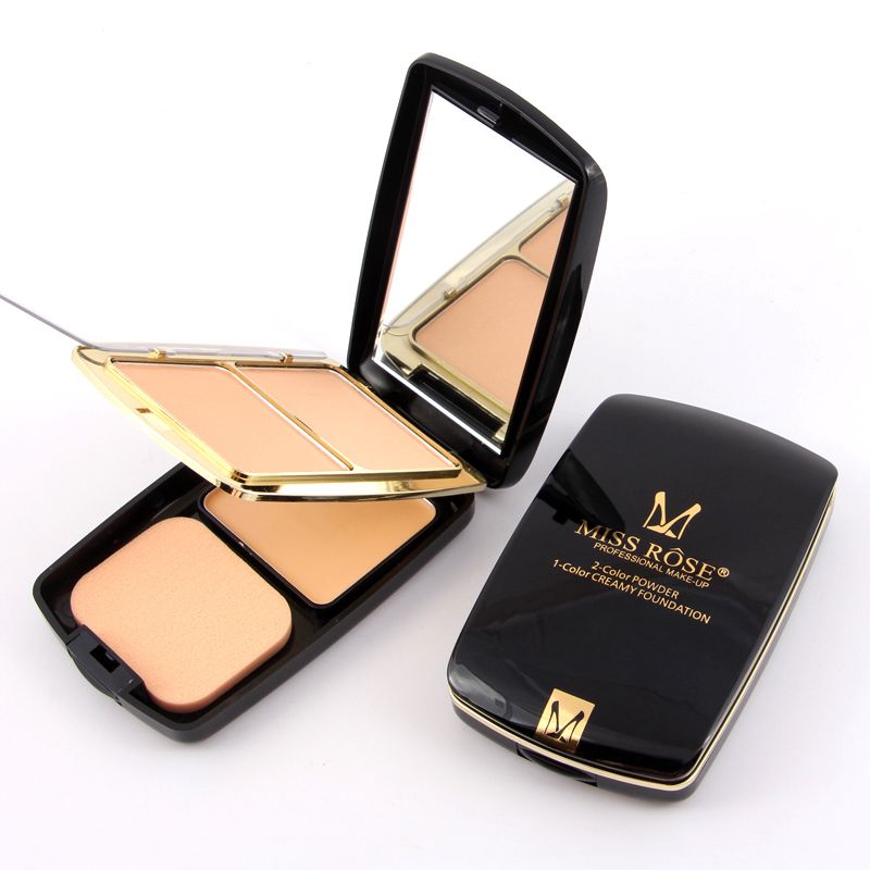 3-in-1 Face Powder | Compact, Highlighter & Contour in One | Oil-Control, Smooth Finish & Long-Lasting Makeup Setting Powder