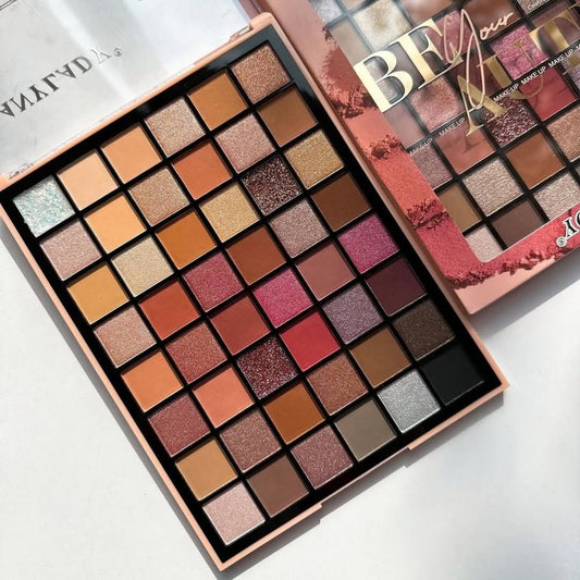 Anylady 48 Color Eyeshadow Palette | Matte & Shimmer Highly Pigmented Shades JZ Cosmetics