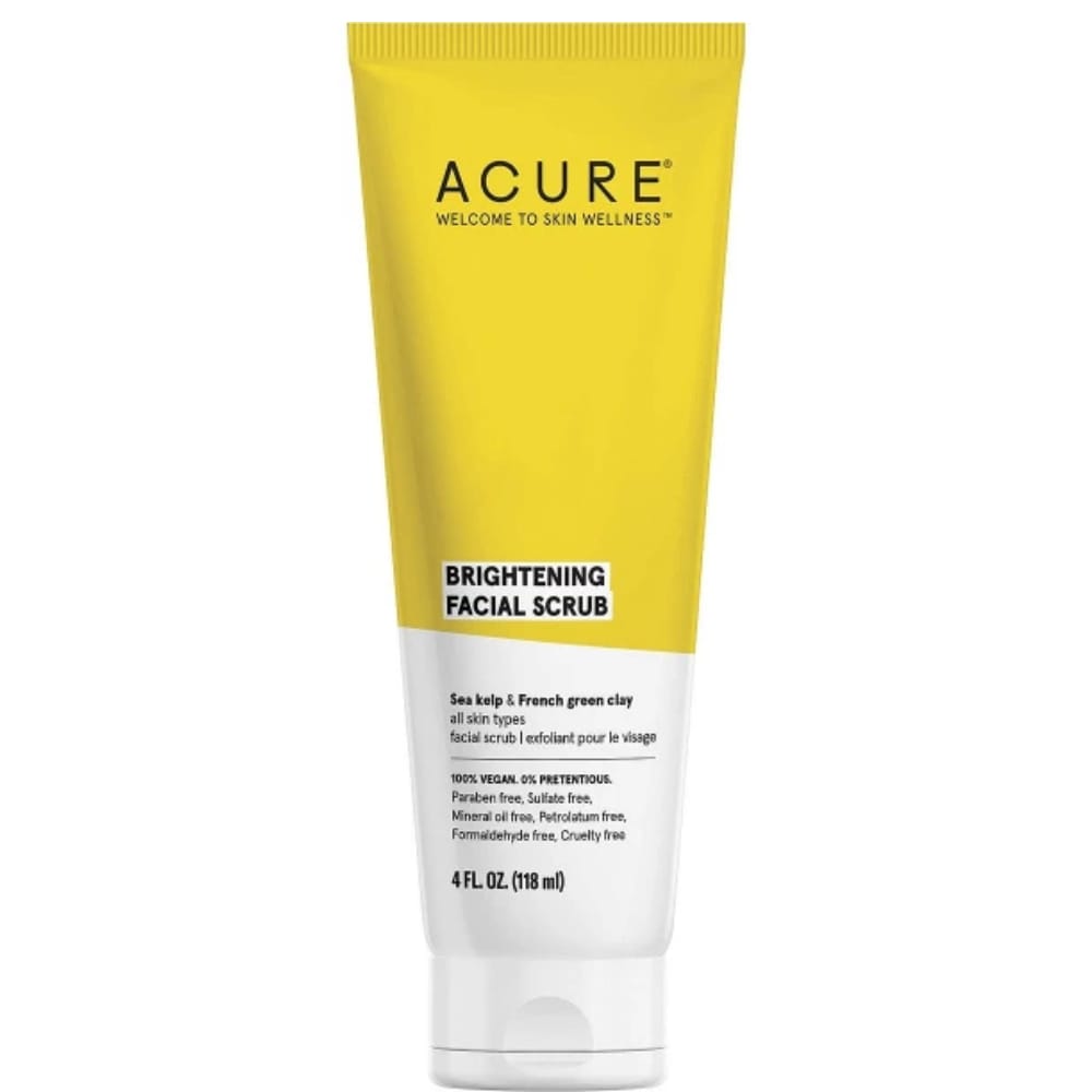 Brightening Facial Scrub 118mL | Gentle Exfoliation & Skin Renewal | Removes Dead Skin, Dirt & Oil | Smooth & Radiant Skin | Made in USA JZ Cosmetics