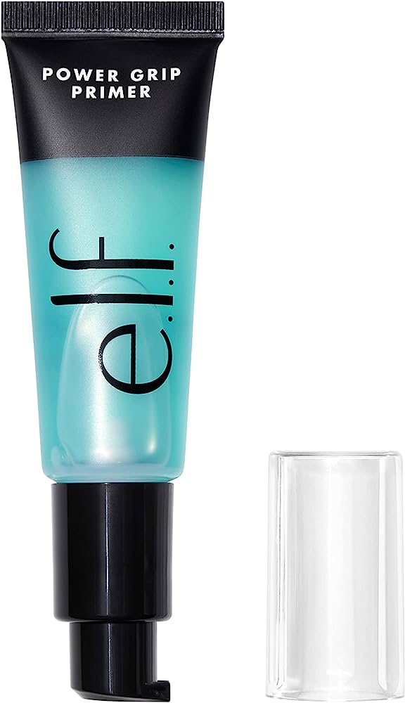 ELF Power Grip Primer with Hyaluronic Acid 23ml | Long-Lasting Makeup Grip | Hydrating, Smoothing & Pore-Blurring Gel Primer JZ Cosmetics
