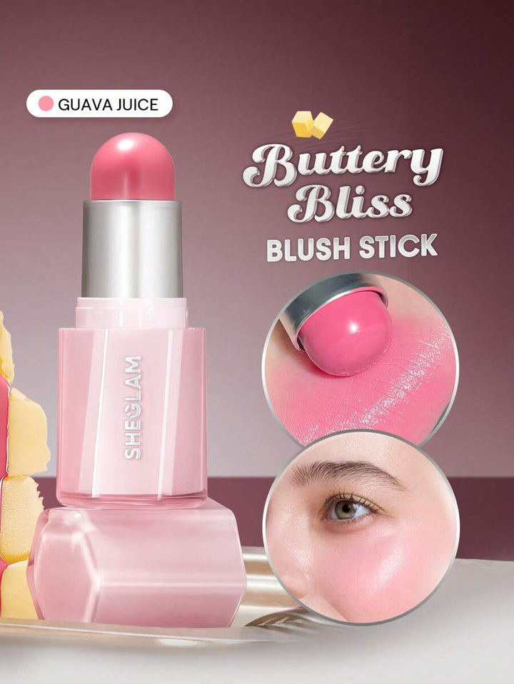 SHEGLAM Buttery Bliss Blush Stick | Creamy Blendable Blush | Natural Flush & Dewy Finish | Long-Lasting Cheek Tint JZCosmetics.com