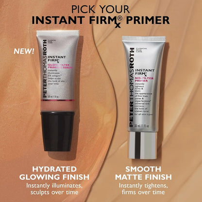 Peter Thomas Roth Instant FirmX No Filter Primer 30ml | Instant Tightening & Blurring Primer | Pore Minimizing, Anti-Aging & Long-Lasting Smooth Finish | Made in USA