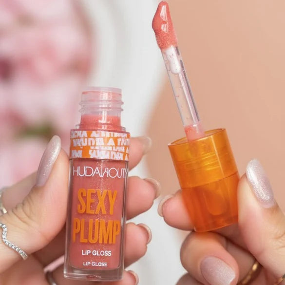 Hudamoji Sexy Plump Lip Gloss – Hydrating Shine & Fuller Look